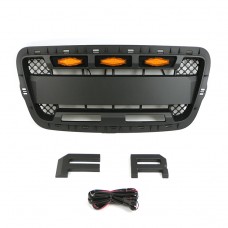 Решетка радиатора Fit For Ford Ranger 2001-2003, Матовый черный/Серый, ABS