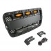 Решетка радиатора Fit For Ford Ranger 2001-2003, Матовый черный/Серый, ABS - купить на tuningdom.ru