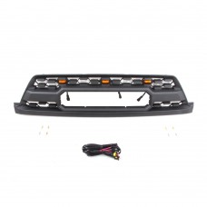Решетка Радиатора Abs для Toyota 4Runner 2002-2005, Матовый Черный/Серый