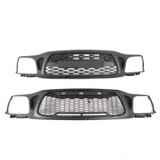 Решетка Радиатора для Toyota Tacoma, Матовый Черный/Серый, Abs