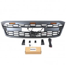 Решетка Радиатора Fit For Toyota Hilux Vigo, Матовый Черный/Серый, Abs
