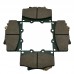 "Тормозные колодки для Land Cruiser FZJ80 HDJ80 Hilux 04466-60060 04465-60020 на tuningdom.ru"