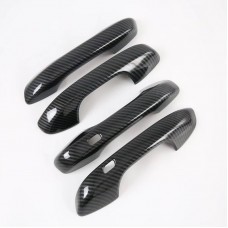 ABS Carbon Car Exterior Accessories Door Handle Cover Trims For KIA Sorento 2020
