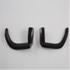 Car Styling Carbon Car A/C Front Side Air Vent Cover Conditioner Outlet Decoration Strip Car Trim Strip For Toyota Fortuner 2024
