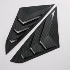 Car Accessories Exterior Decorative Car Rear Window Louvers Shutters Cover Trims For Toyota Vios Yaris 2023
