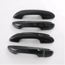 ABS Carbon Car Exterior Accessories Door Handle Cover Trims For MG4 MULAN 2023

