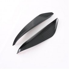 Car Exterior Accessories Black Carbon Rear blade Shape Cover Rear wind knife Trim For Toyota bZ4X 2022
