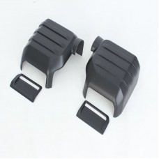 ABS Car Styling Car Accessories Exterior Decorative Stickers Rear View Cover Door Mirror For Toyota Prado 2024 LC250
