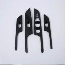 ABS Car High Configuration Window Rises Cover Window Lift Button Panel Trims For Nissan Navara 2020
