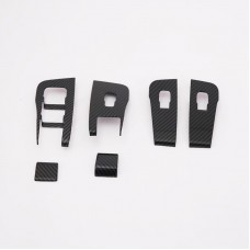 ABS Car LHD Window Control Panel Key Sticker Car Window Lift Button Cover For Tesla Model 3/Y
