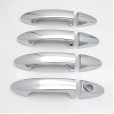 ABS Carbon Car Exterior Accessories Door Handle Cover Trims For Ford Fiesta
