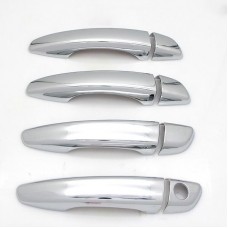 Накладки Крышки Дверной Ручки Peugeot 3008 4008 5008 508 408 C4, Серебристый/Черный, Abs
