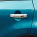 Накладки Дверной Ручки Suzuki Vitara 2016 Серебро/Чёрный
