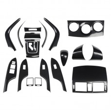 Car Accessories Interior Decorative Window Rises Central Console Air Vent Steering Wheel Cover Trim For Corolla 2007-2013