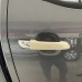 Крышка ручки Isuzu D-Max Mu-X 2023, серебристая
