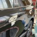 Ручка Двери Harrier/Venza 2021, Накладка, Серебристый/Черный
