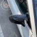 Накладка зеркала Toyota Camry 2018, серебро/черный
