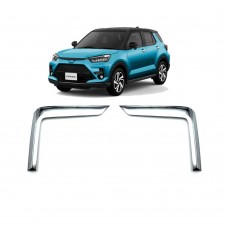 ABS Chrome Front Foglight Trim For Toyota Raize A200A/210A 2020 Car Accessories
