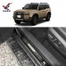 Защита порога Toyota Prado LC250, накладка 4 шт.

