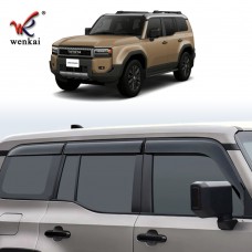Дефлекторы окон Toyota Prado Land Cruiser Lc250,Черные