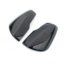 2pcs ABS Carbon Fiber Side Mirror Cover Door Mirror Cover For Subaru XV GT3 GT7 Impreza Accessories 2018