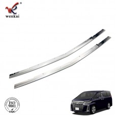 Отделка Нижней Решетки Воздухозаборника Передней Части Toyota Alphard Ah30 2018 2019 Sport Edition из Нержавеющей Стали, Черного Цвета
