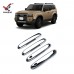 Крышка Ручки Двери Toyota Prado LC250 Хром ABS
