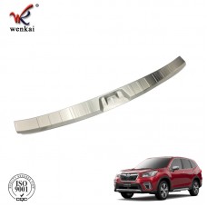 304 STAINLESS STEEL INNER REAR BUMPER FOOT PLATE FOR Subaru Forester SK 2018 2019 CAR ACCESSORIES