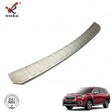 304 Stainless Steel Rear Bumper Foot Plate Step Guard Fit For Subaru Forester SK 2018 2019 Car Accessories