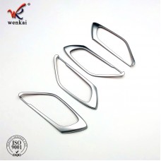 4 Pcs ABS Chrome Interior Accessories Inner Car Door Handle Bowl Cover Frame For Mazda CX-5 KF CX-8 KG 2017 2018