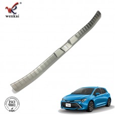 304 Stainless Steel Inner Rear Bumper Foot Plate For Toyota Corolla Sport Hatch Hatchback Auris 2019 Car Accessories
