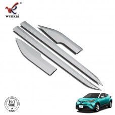 Хромированный молдинг боковой двери ABS для Toyota C-HR 2016-2018, серебристый
