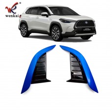 Рамка Передней Противотуманной Фары для Toyota Corolla Cross 2020-2021, Накладка Фонаря Abs, Аксессуар Автомобиля
