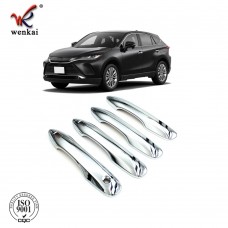 ABS Chrome Car Side Door Handle Cover Trim For Toyota Harrier Venza 2020 2021 Exterior Accessories
