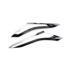 ABS Chrome Front Headlight Garnish For Toyota Vellfire 3rd Gen 2016-2020
