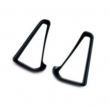 ABS Piano Black Rear Foglamp Cover Auto Parts Foglight Cover For Toyota Noah Voxy 80 Car Accessories
