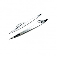 ABS Chrome For Toyota Prius 2019 Car Front Light Head Lamp Headlamps Frame Cover Trim Sticker Car Accessories Styling 2Pcs/Set
