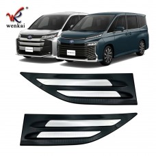 For Toyota Voxy Noah 90 2022 Chrome Car Exterior Accessories Rear License Plate Frame Cover Trim
