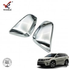 Exterior Car Accessories For Toyota Highlander Kluger 2015-2018 ABS Chrome Door Side Mirror Cover
