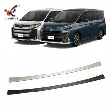 Защита Порога для Ног Заднего Бампера Toyota Voxy Noah 2022, Черный, из Нержавеющей Стали
