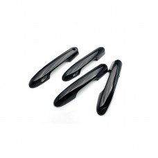 WENKAI ABS Piano Black Car Exterior Accessories Side Door Handle Cover Trim Garnish Sticker For Toyota Rav4 2019 2020
