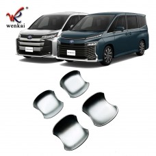 ABS Car Exterior Accessories Side Door Handle Bowl Cover Trim For Toyota Noah Voxy R90 2021 2022