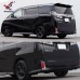 Купить ABS Хромированный Внешний задний фонарь противотуманной фары для Toyota Alphard Vellfire AH30 2016-2019 на tuningdom.ru