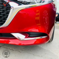 ABS Chrome Front Foglight Cover For Mazda 3 2020 2019