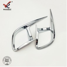 ABS Chrome Rear Fog Light Lamp Cover Trim Bumper Molding Car Styling For Toyota Highlander Kluger 2014 2015 2016 2017 2018