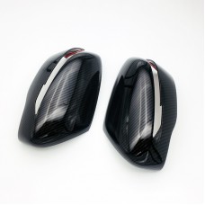 ABS PLASTIC CARBON FIBER REARVIEW SIDE MIRROR COVER FOR Nissan QASHQAI J11 Rogue X-Trail T32 Serena C27