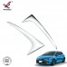 Серебряная отделка стойки Toyota Corolla 2019 ABS Chrome
