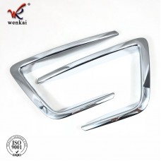 Car Accessories ABS Chrome Front Fog Light Trim For Ford Expedition 2018