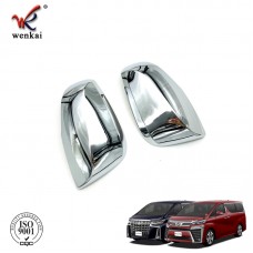 Car Accessories Exterior Decoration ABS Chrome Rearview Side Door Mirror Cover Trim For Toyota Alphard Vellfire AH30 2016-2020
