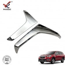 Car Accessories For Subaru Forester SK 2018 2019 ABS Chrome Spoiler Rear Tail Window Windshield Windscreen Triangle Trim